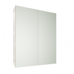 Evie White Oak PVC 900 Mirror Cabinet